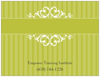 Empower Training Postcard