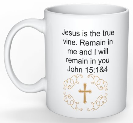 Jesus True Vine mug