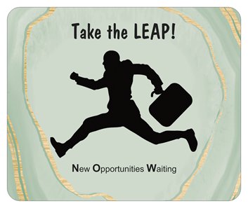 Take the Leap mousepad