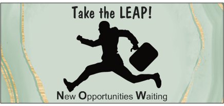 Take the Leap now now ink pen